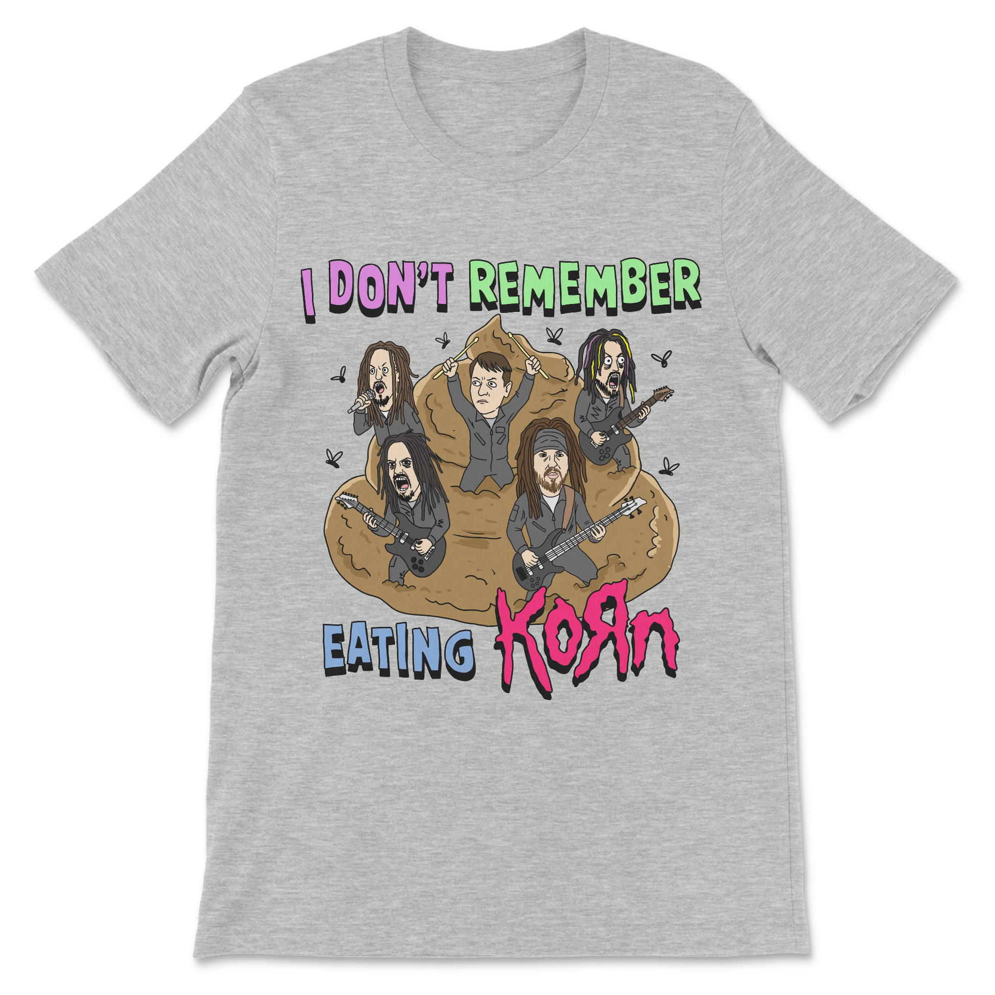 meme shirt with I Don’t Remember Eating Korn bathroom humor slogan 
