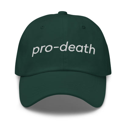 Pro Death Dad Hat pro choice embroidered dad hat