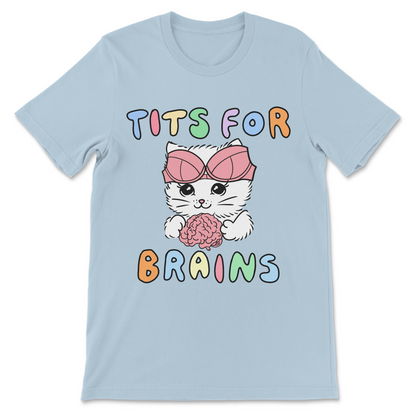 offensive statement shirt for women with cartoon cat and rude slogan
