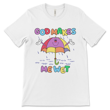 Offensive humor shirt for women with a controversial dirty saying. A naughty graphic tee that stands out in any crowd.