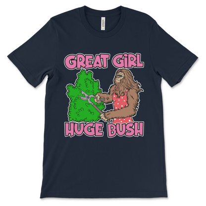 Raunchy women’s vulgar shirt with dirty joke design.