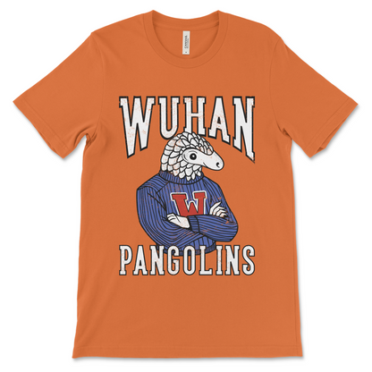 Funny political meme shirt that doubles as a funny america politics shirt. A graphic tee combining Wuhan parody, dark humor, and politically incorrect energy in one cursed design.
