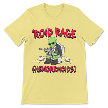 weird novelty hemorrhoid rage meme shirt