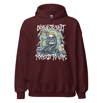 rude hoodie with dark joke design, great for fans of hard skeleton and edgy fashion
