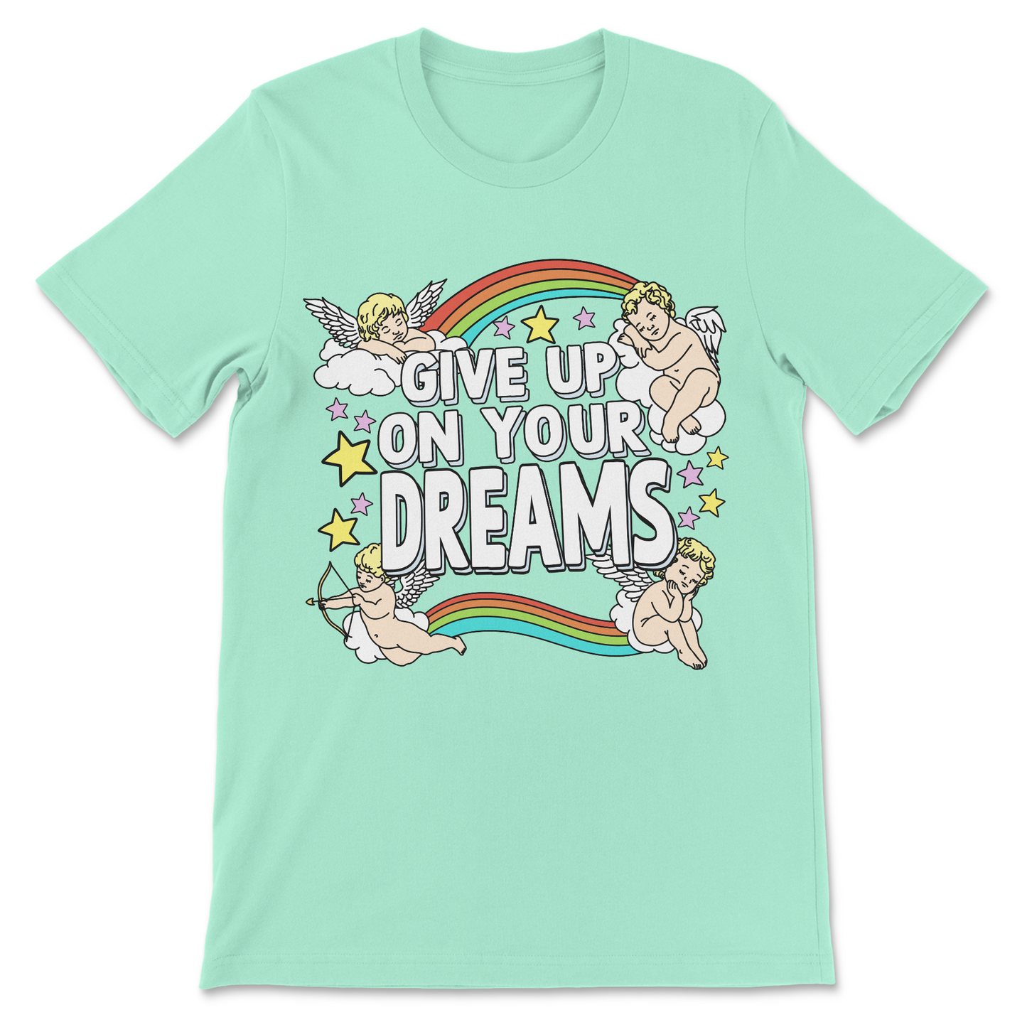 give up on your dreams meme shirt sarcastic humor tee
