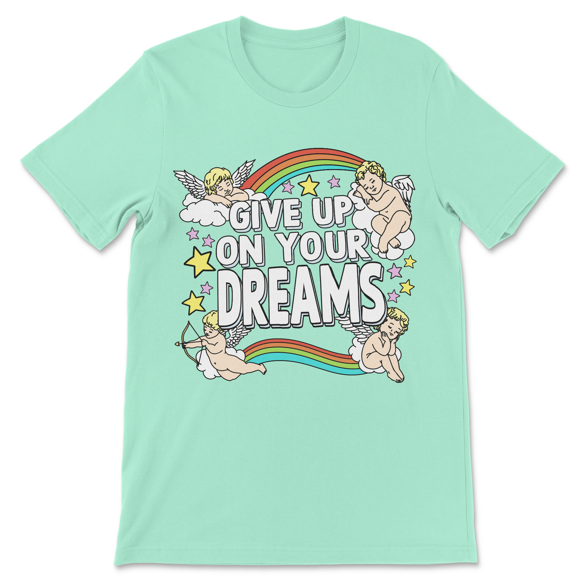 give up on your dreams meme shirt sarcastic humor tee
