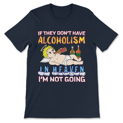 Embarrassing weird stuff tee featuring alcoholism joke

