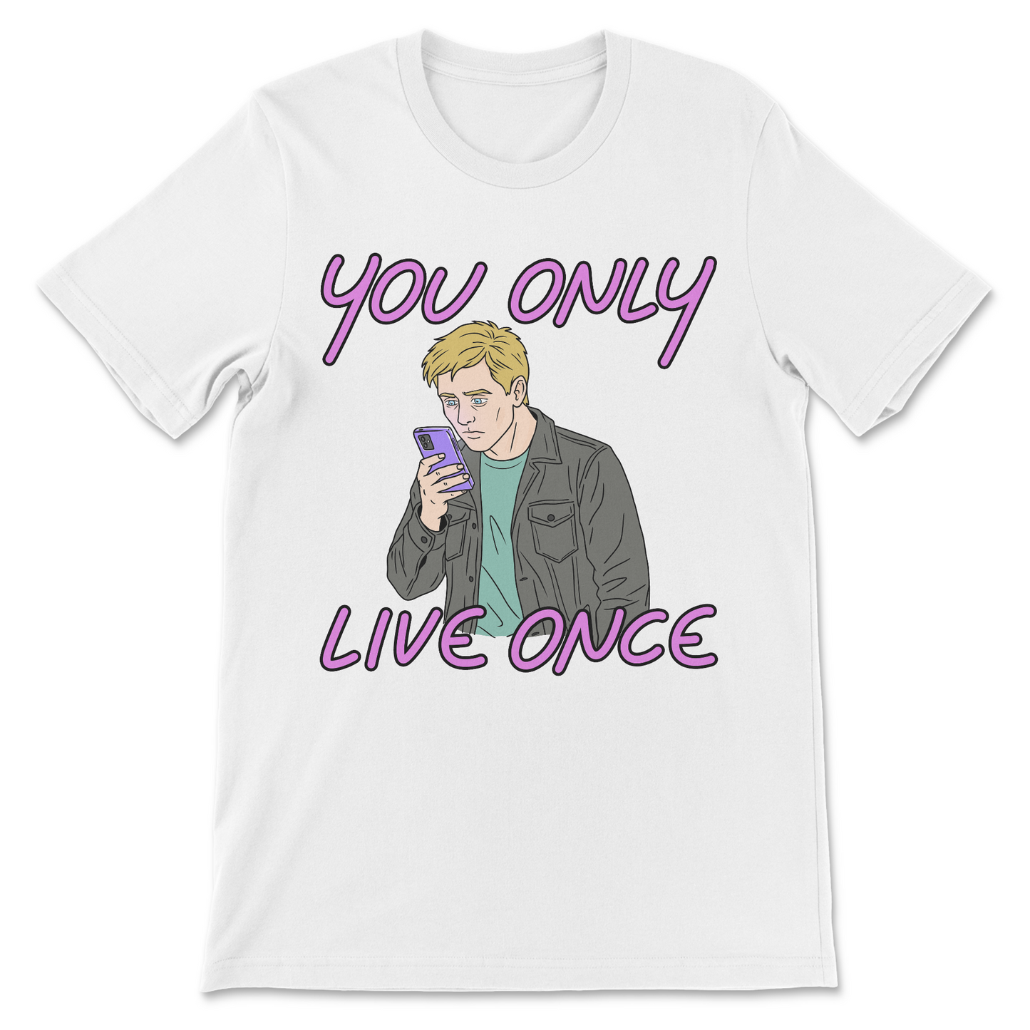 funny sarcastic meme tee about phones 