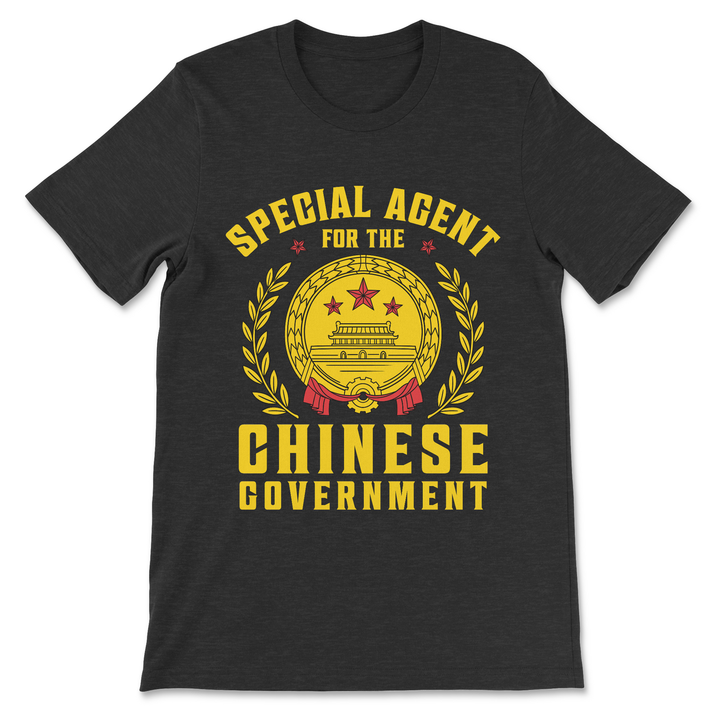 Funny conspiracy theory spy parody graphic tee

