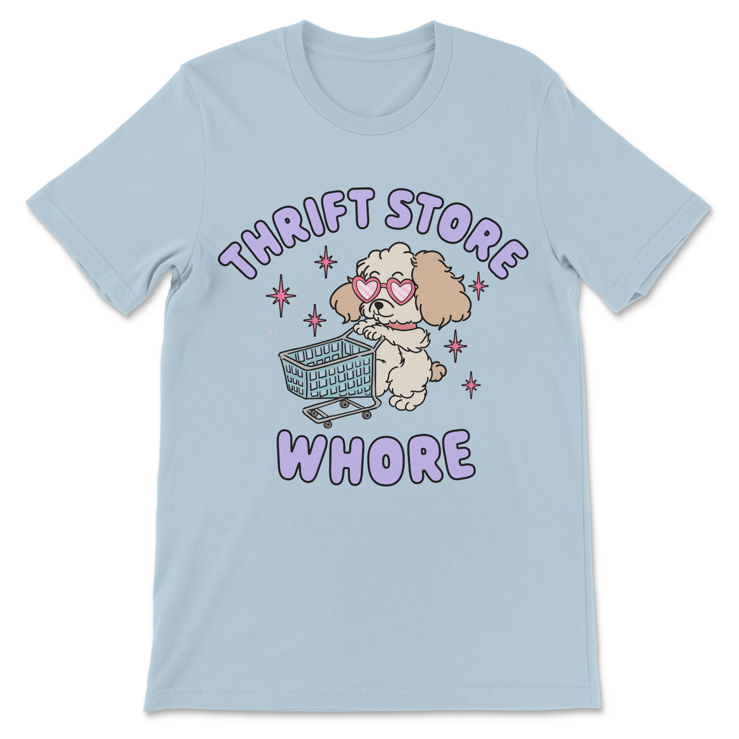 sarcastic thrift lover humor graphic tee
