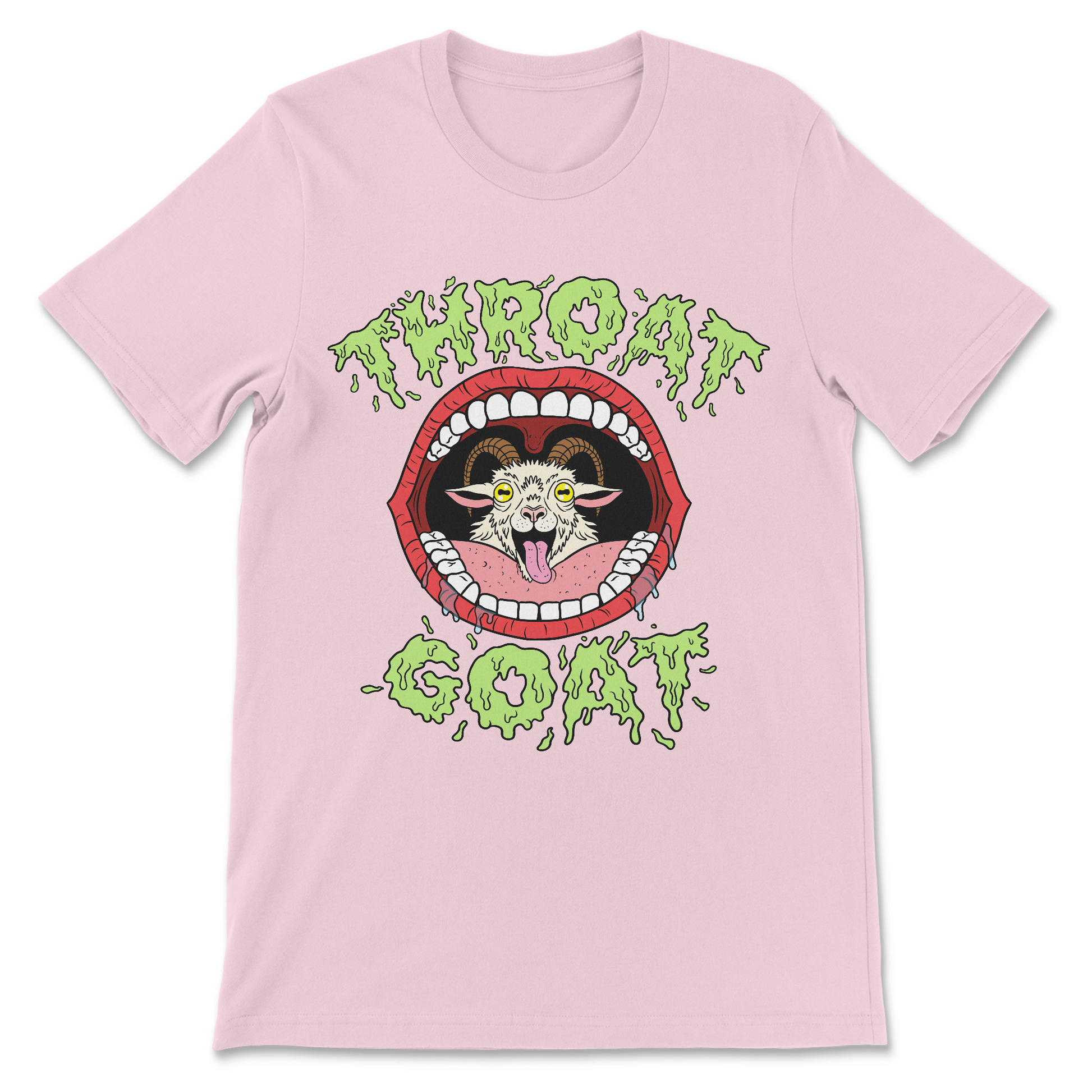 pink throat goat shirt