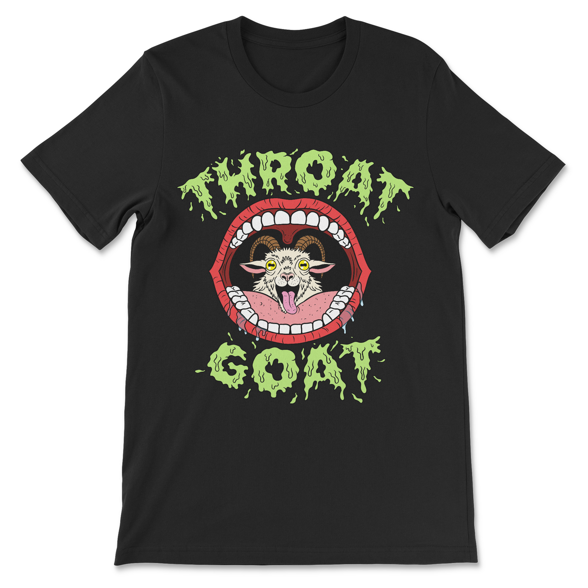 NSFW throat goat graphic t-shirt