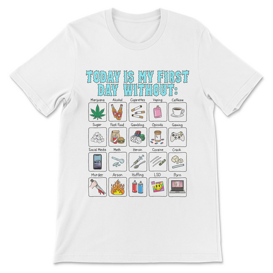 funny dark humor shirt listing drugs
