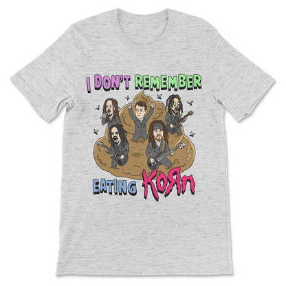 funny poop shirt with a band parody graphic 
