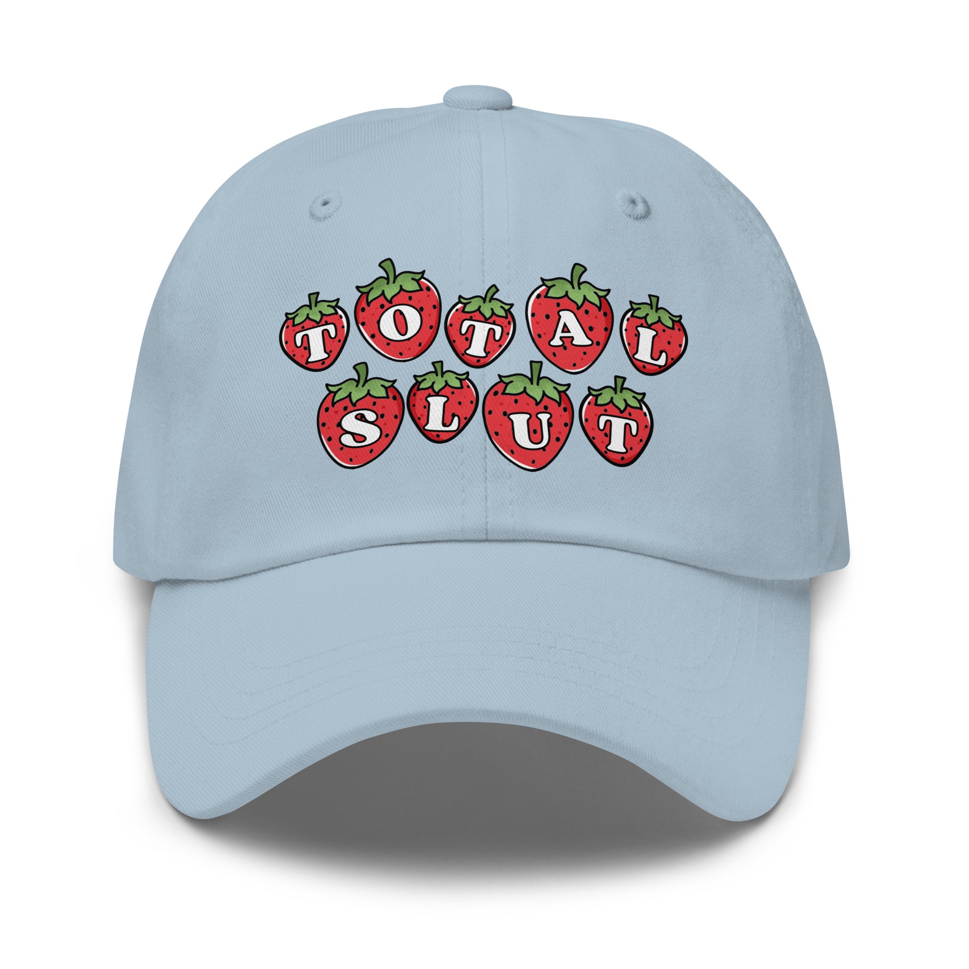 Total Slut dad hat with dirty slogan on front
