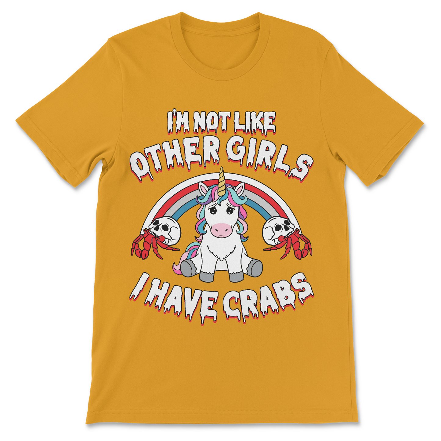 funny I have crabs shirt
