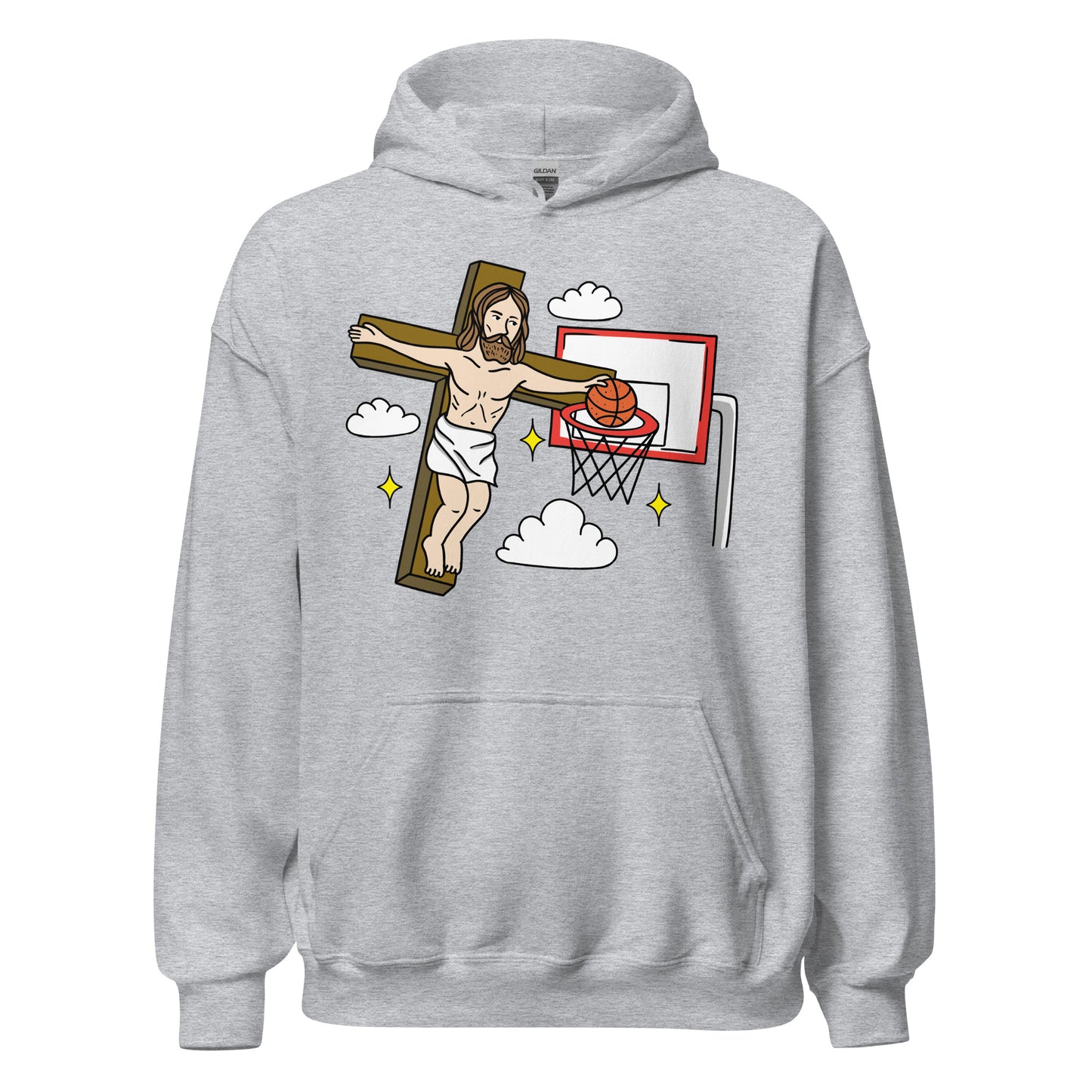 Jesus Playing Basketball