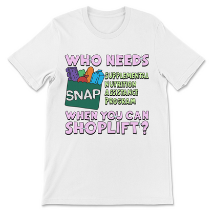 dark humor t-shirt with cursed snap joke
