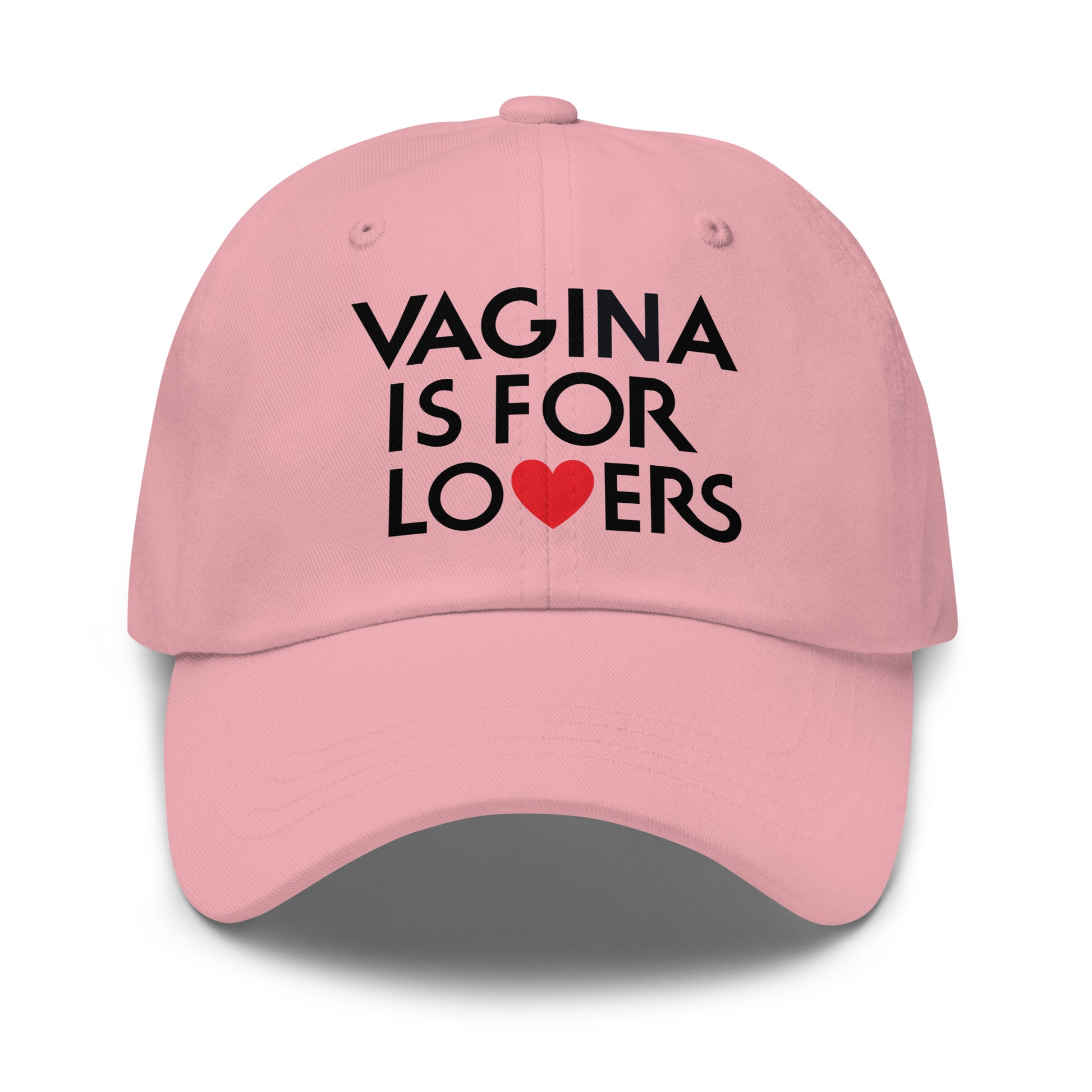 Dirty naughty dad hat with offensive vagina slogan.
