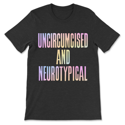 Funny weird statement shirt featuring colorful typography, strangely specific joke, ridiculous saying and unusual graphic tee design