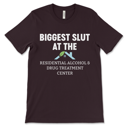 NSFW Biggest Slut shirt that’s filthy, raunchy, dirty, and embarrassing.
