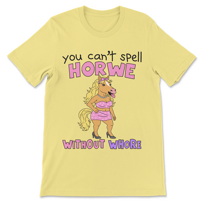 a horse meme shirt for women