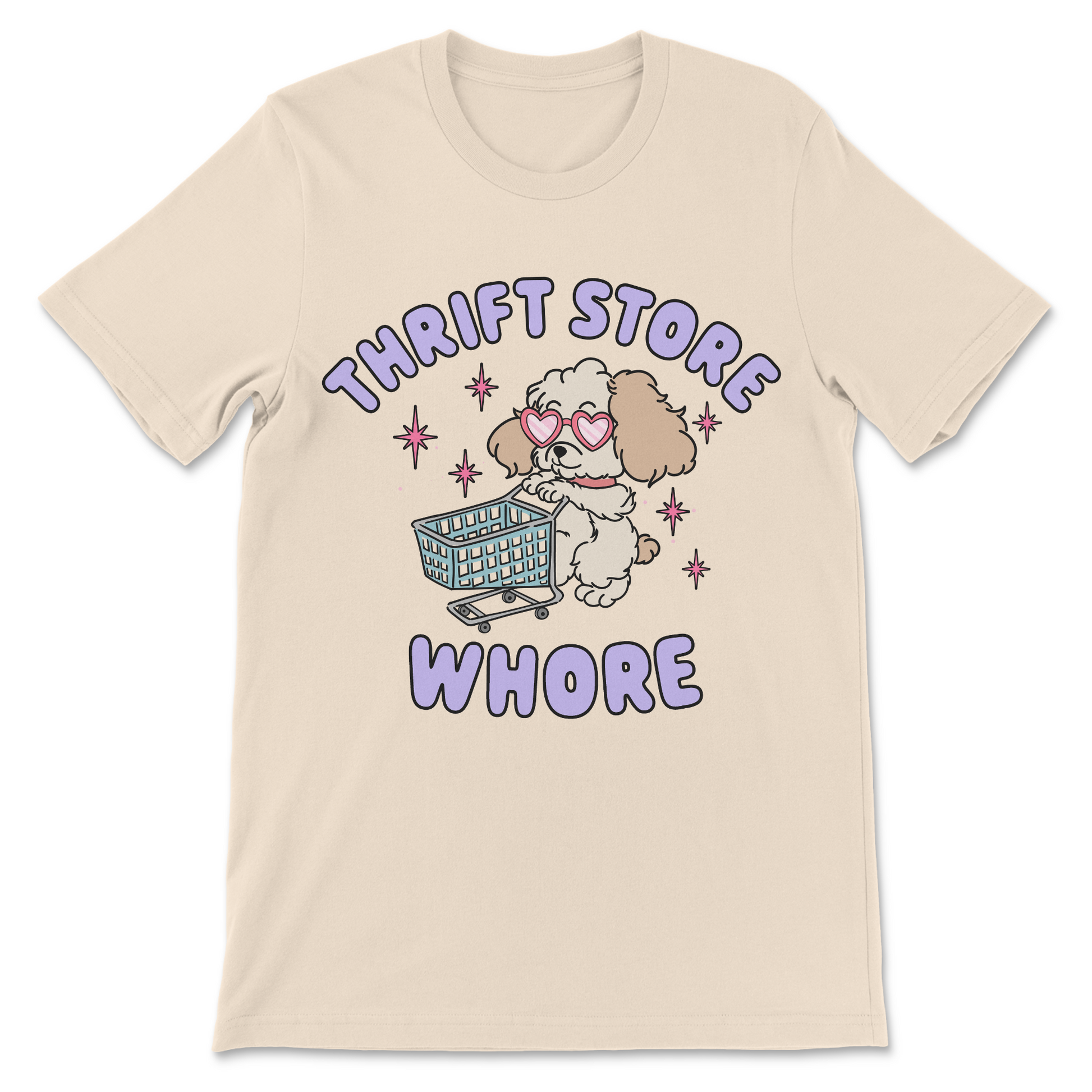 dirty humor thrift shopping meme shirt
