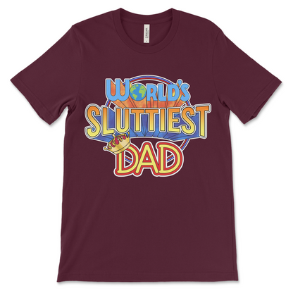 Offensive t-shirt for dad, inappropriate Father's Day gift with dirty slogan
