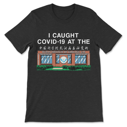 Wuhan Institute COVID-19 funny shirt with colorful building graphic